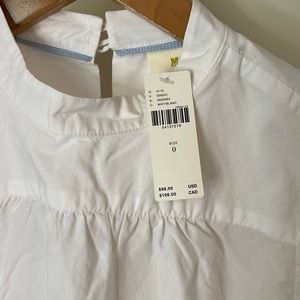 MWT MAEVE for Anthropologie White Blouse